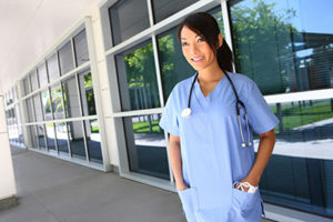 Doctor welcoming new people