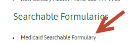 searchable formulary direction image