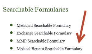 searchable formulary direction part 2