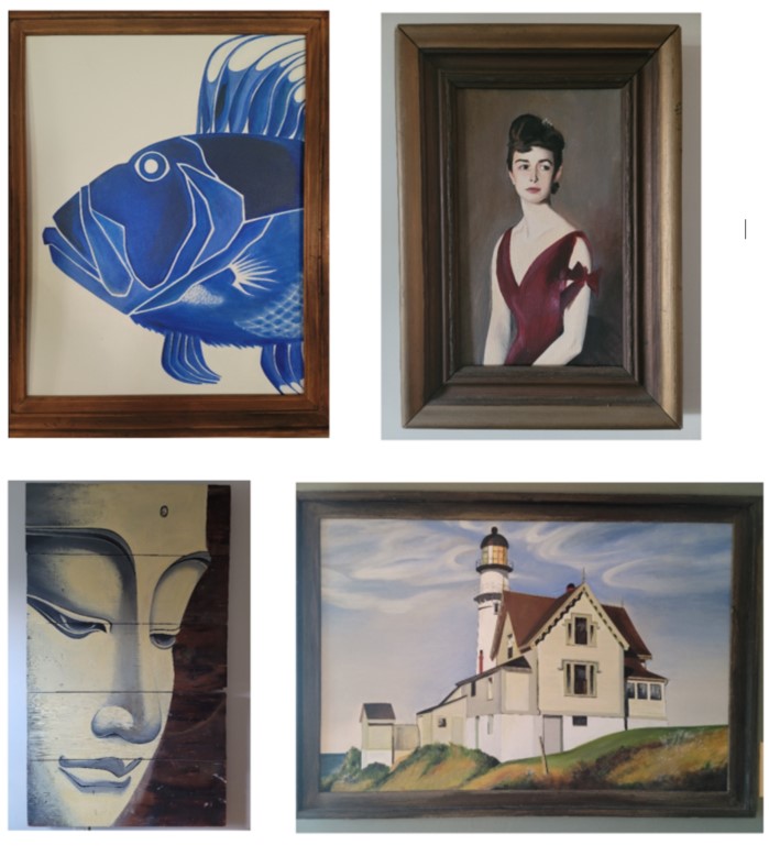 A sampling of Rob's oil paintings.